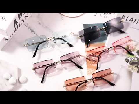 Fashion Rectangle Sunglasses - 2023 New Trendy Vintage Shade – JACKMARC.COM